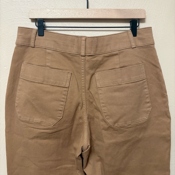 Everlane The Organic Straight-Leg Pant Toasted Coconut Tan Size 14 - Picture 10 of 13